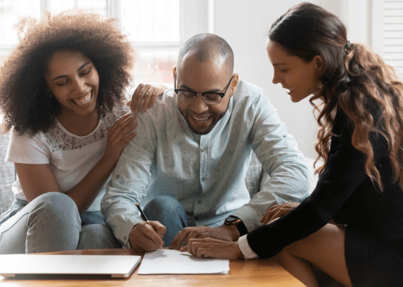 Signer des documents chez DELA.